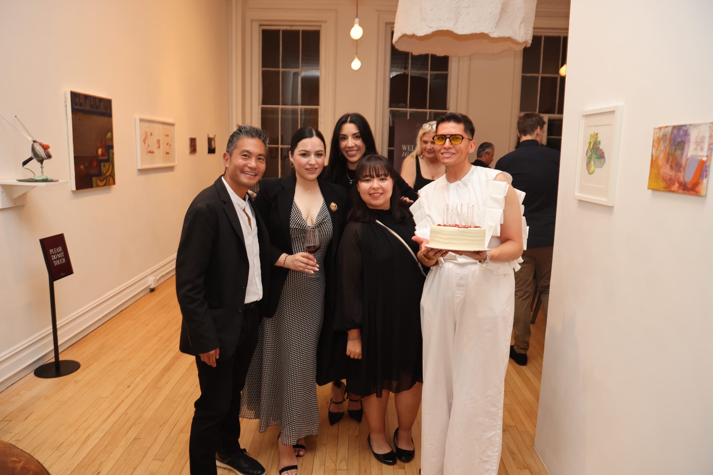 Group portrait of guests